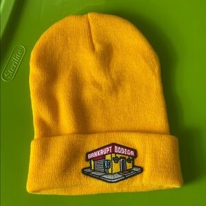 Bankrupt Bodega Pittsburgh Artist Unisex Yellow Beanie